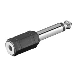 Lydadapter 3,5 mm til 6,3 mm Mono