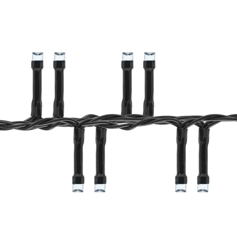 Lyslenke Klynge 2250 LED 15 m (svart)