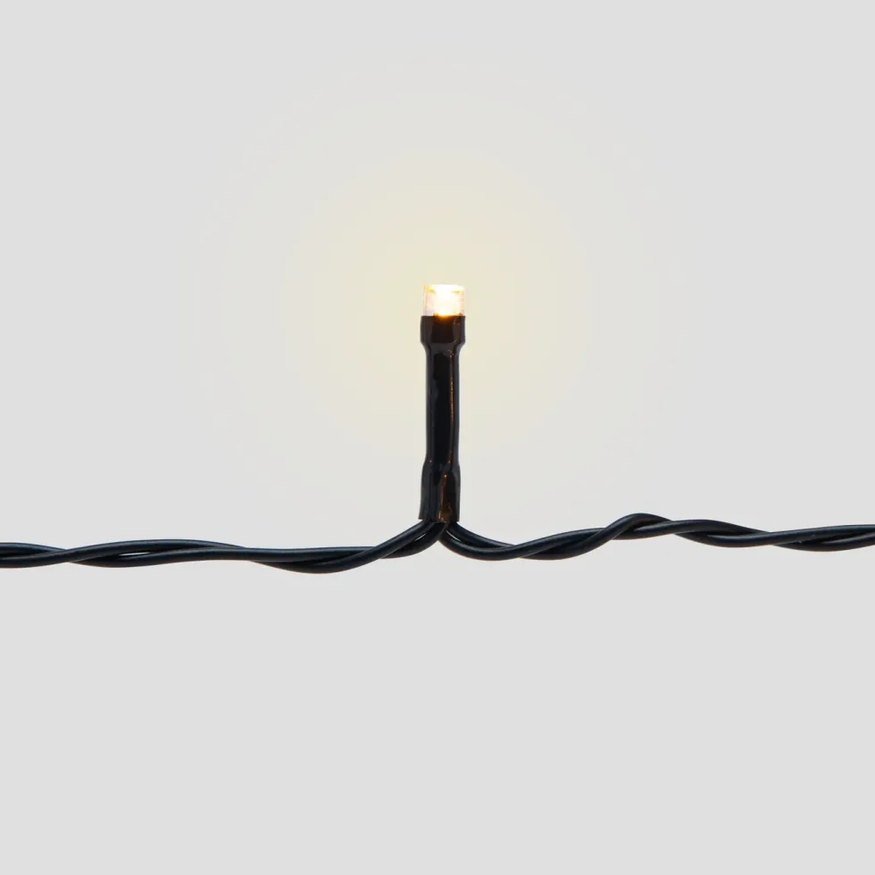 Lyslenke 1000 LED 20 m (svart)