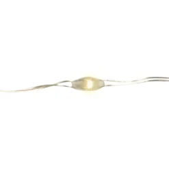 Lyslenke Micro 40 LED 1,95 m, batteridrevet (sølv)