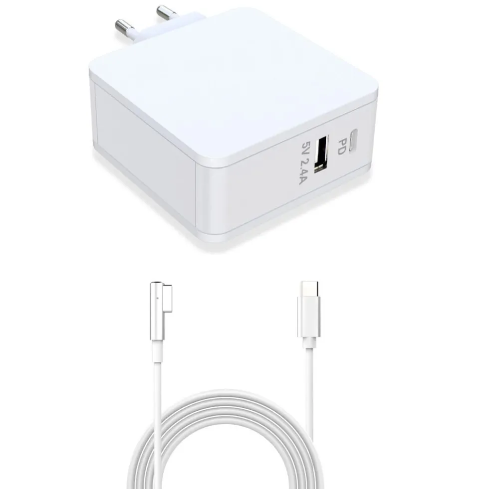 Magsafe 1-lader med USB-C 60 W