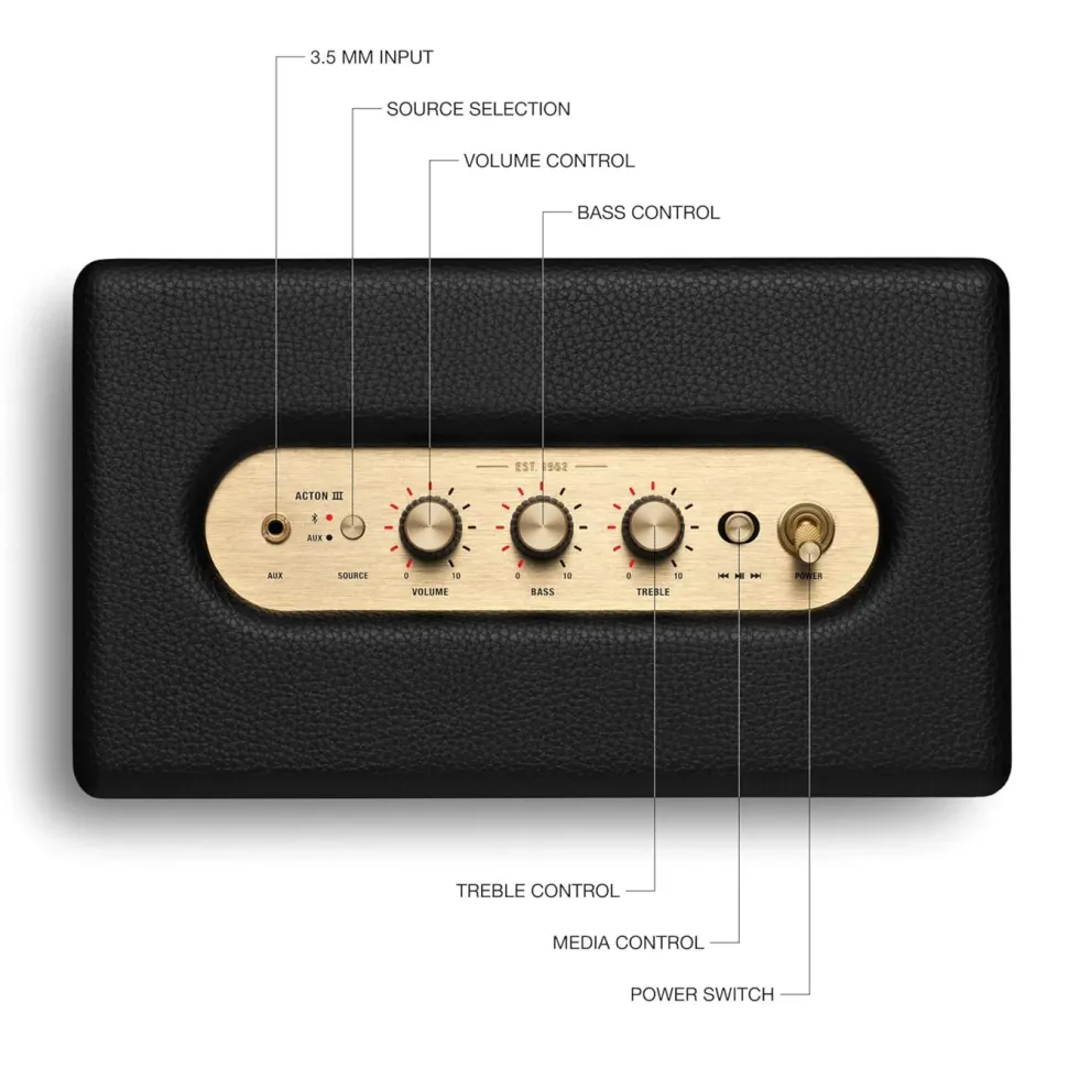 Marshall Acton III Bluetooth-høyttaler