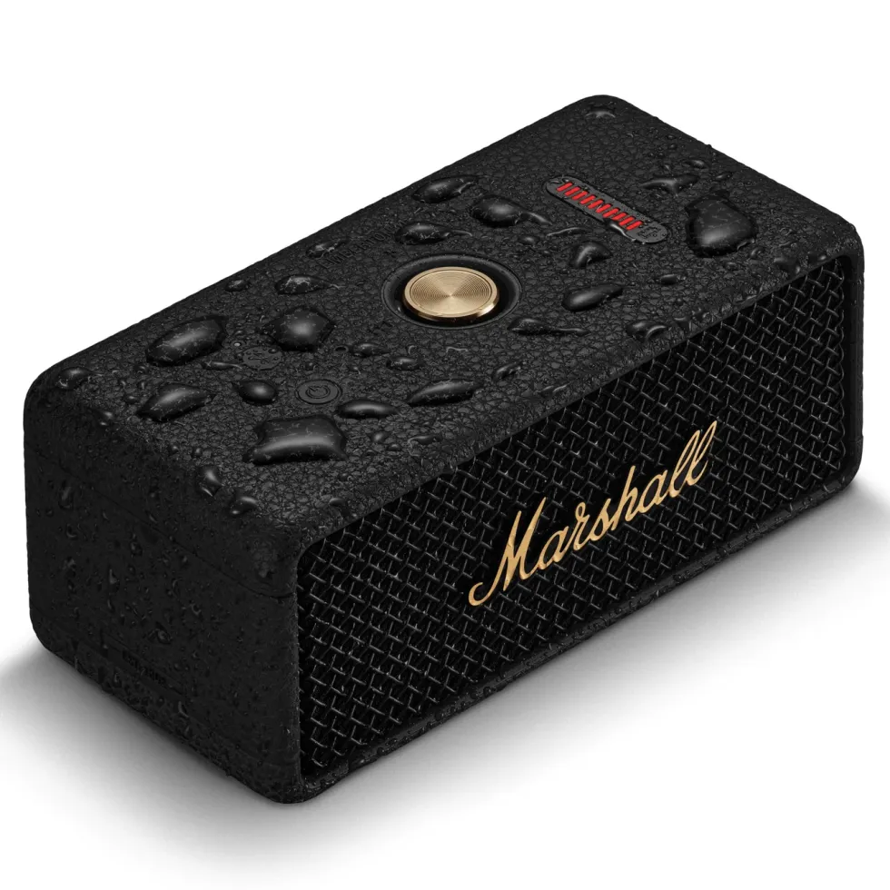 Marshall Emberton III Bluetooth-høyttaler Black and Brass