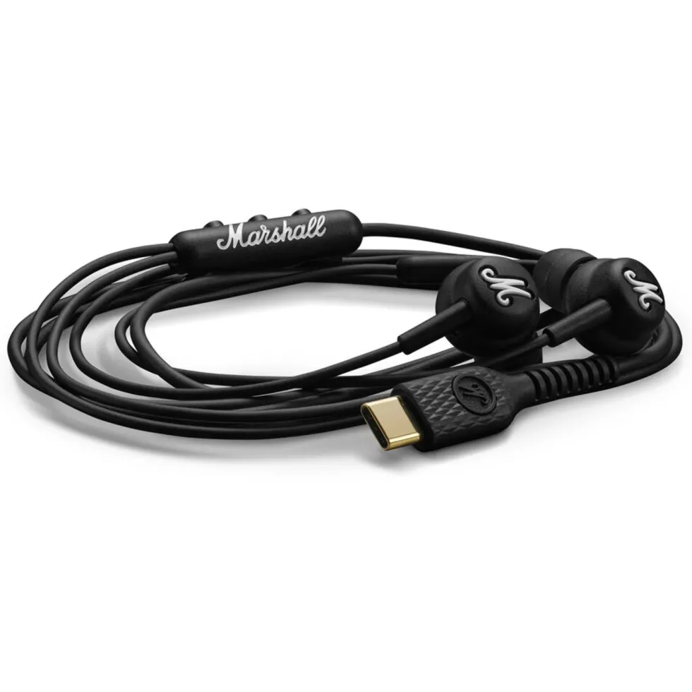 Marshall Mode USB-C in-ear-hodetelefoner Svart