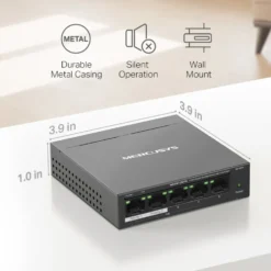 Mercusys MS105GP 5-porters gigabitswitch med POE+