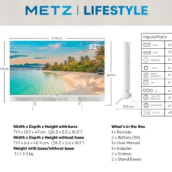 METZ 12V Google TV 32