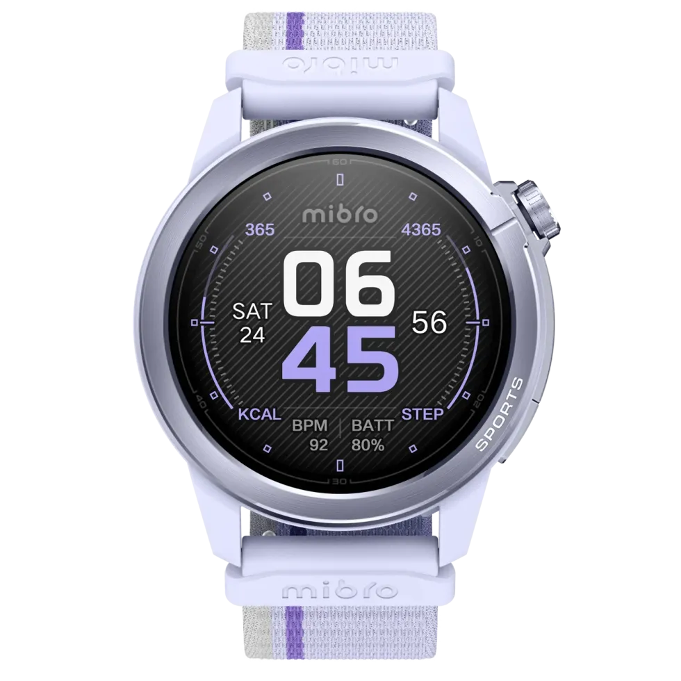 Mibro GS Active2 smartklokke Lilla