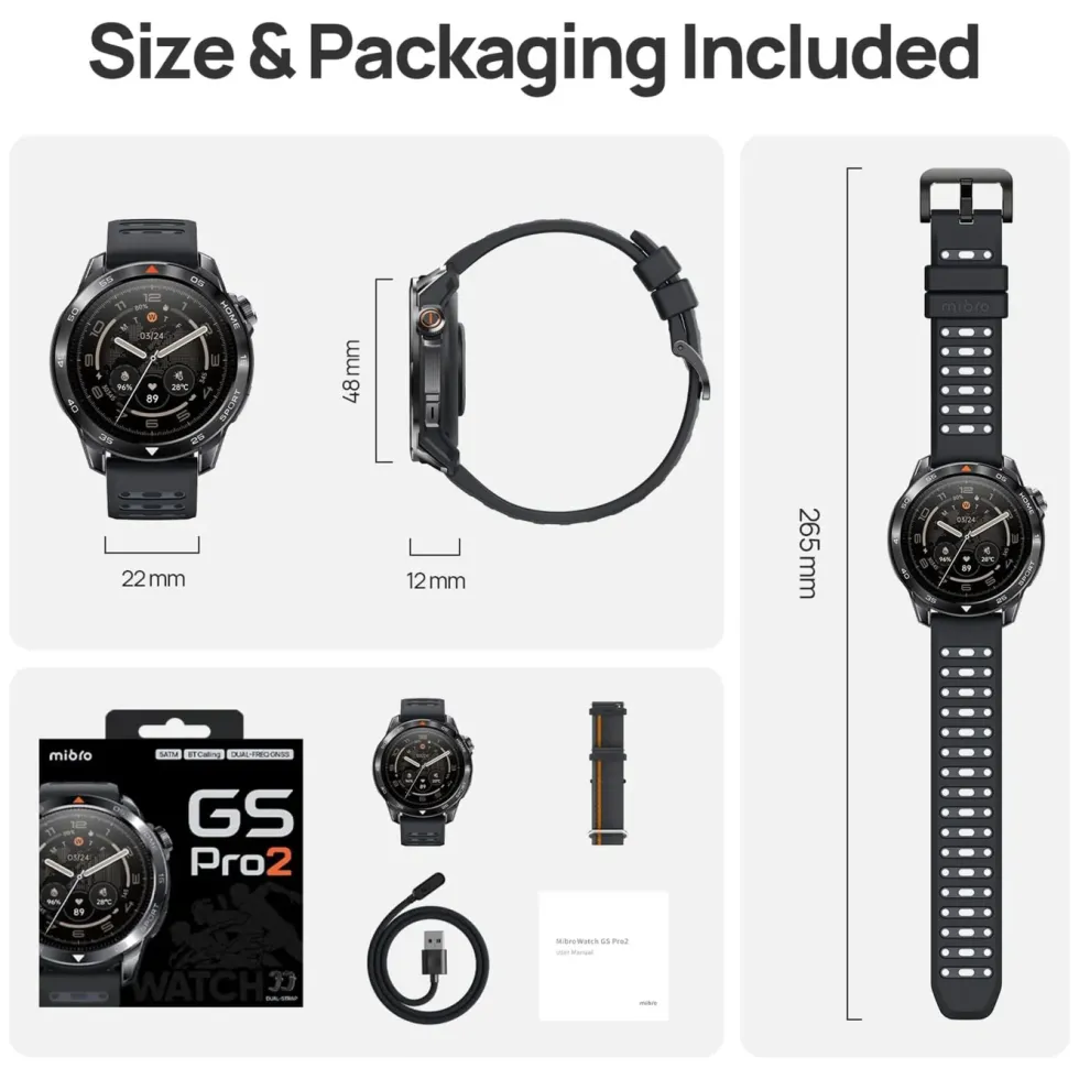 Mibro GS Pro2 Svart