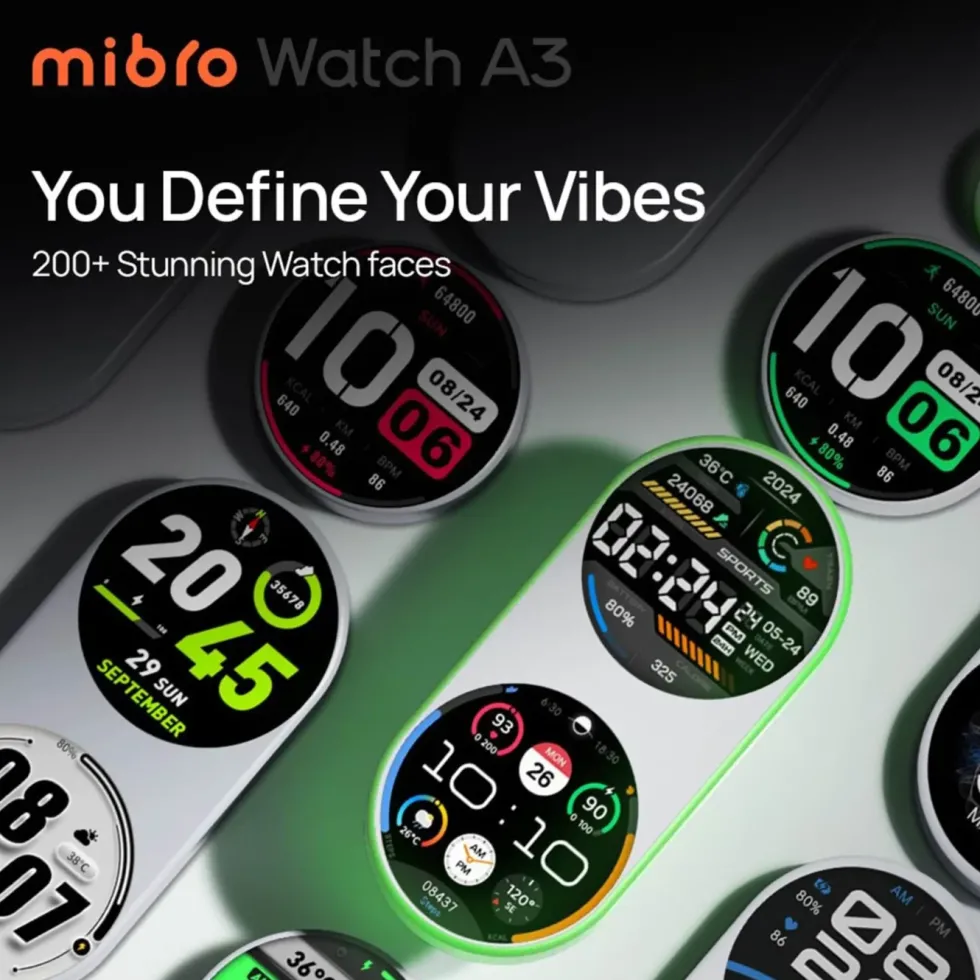 Mibro Watch A3 Smartklokke Mørk Grå