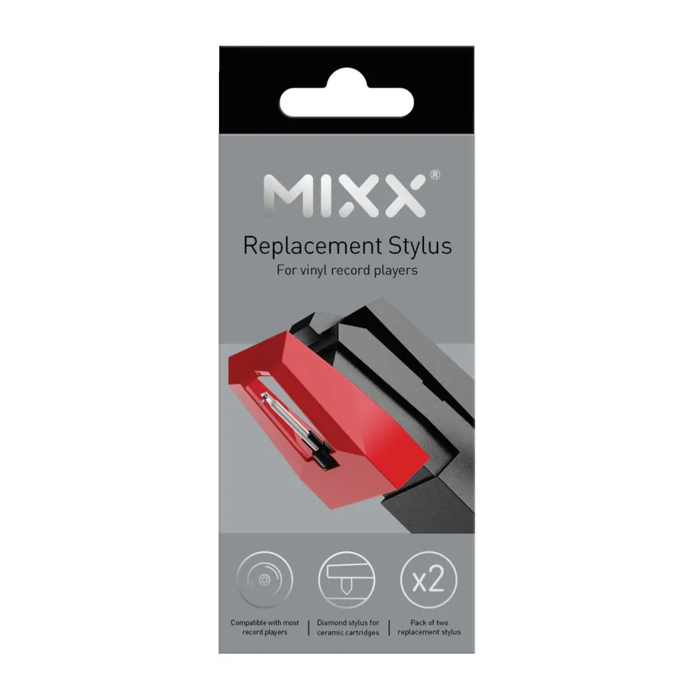 MIXX Erstatningsnål til vinylplatespiller 2-pk.