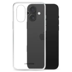Mobilize Gelly Case – Mobildeksel for iPhone 16 Plus Transparent