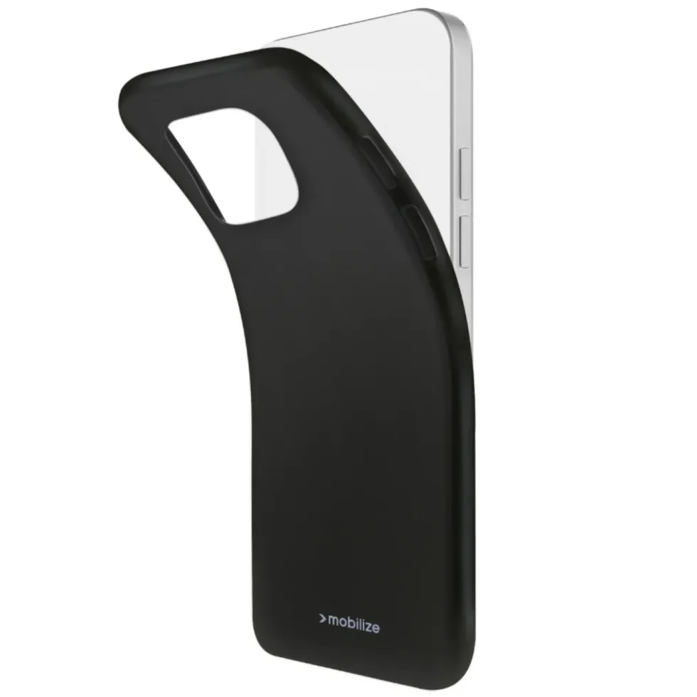 Mobilize Rubber Gelly Case – Mobildeksel for iPhone 16 Plus Svart