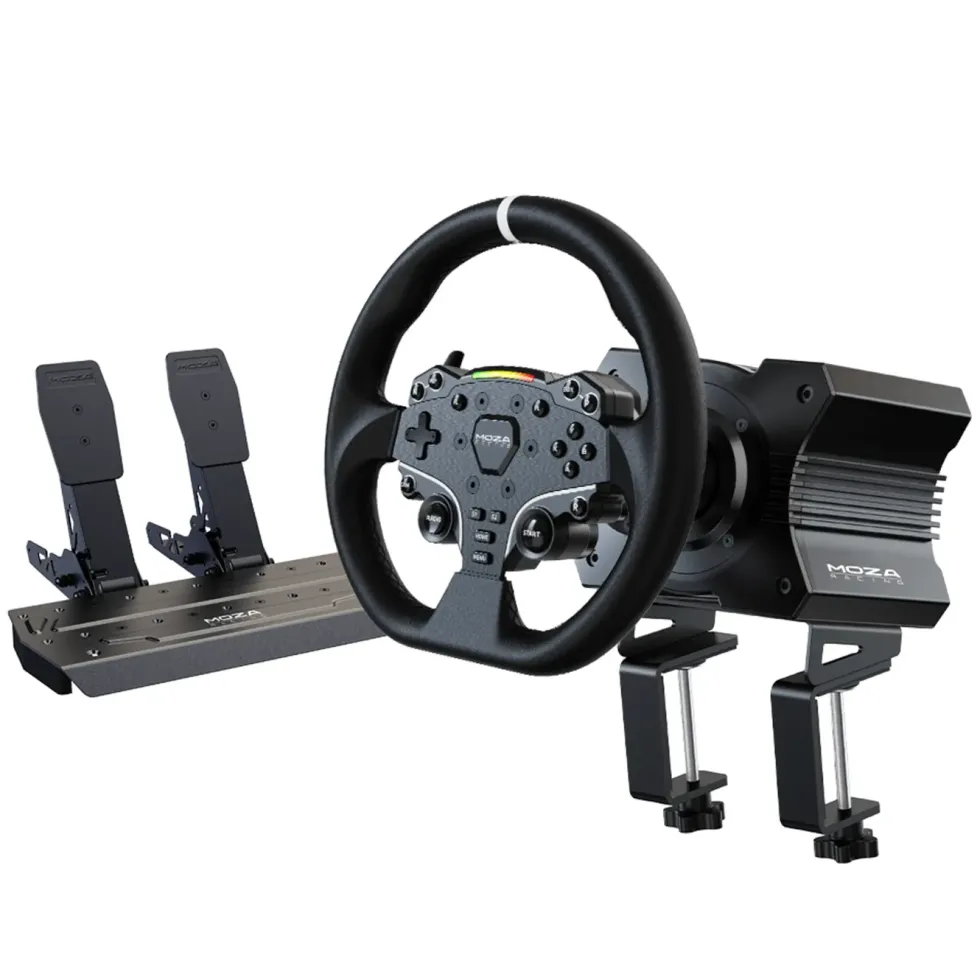MOZA Racing R5 Bundle ratt- og pedalsett for simracing