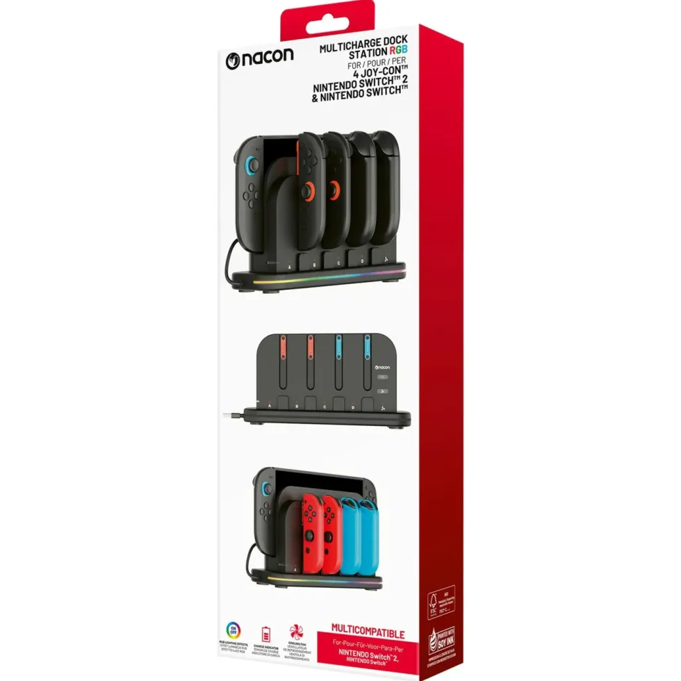 Nacon Multicharge Dock Station RGB for Switch 2