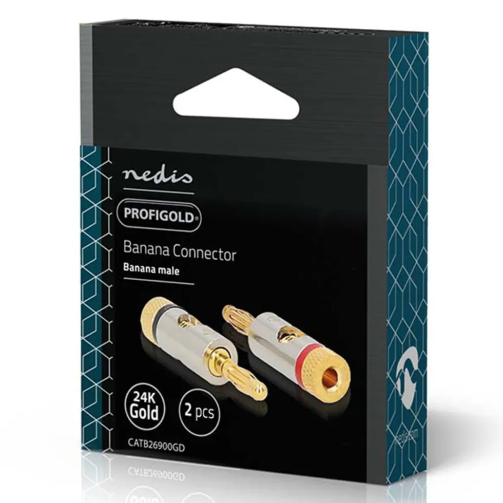 Nedis Bananplugger, 2-pk.