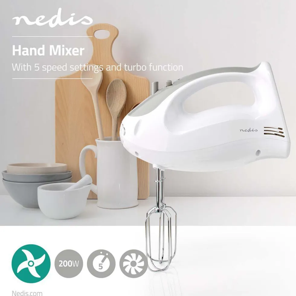 Nedis Håndmikser 200 W