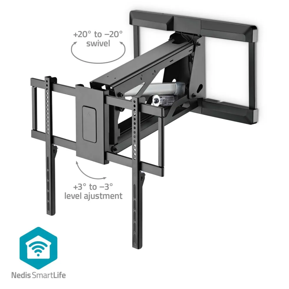 Nedis Motorisert TV-veggfeste 37–75"