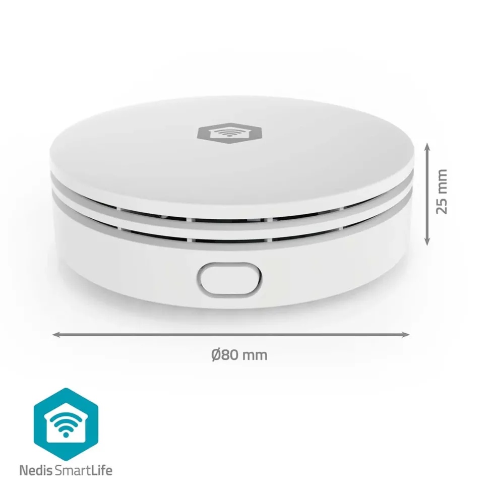 Nedis SmartLife luftkvalitetsmåler med CO₂-sensor og wifi
