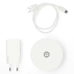 Nedis SmartLife luftkvalitetsmåler med CO₂-sensor og wifi