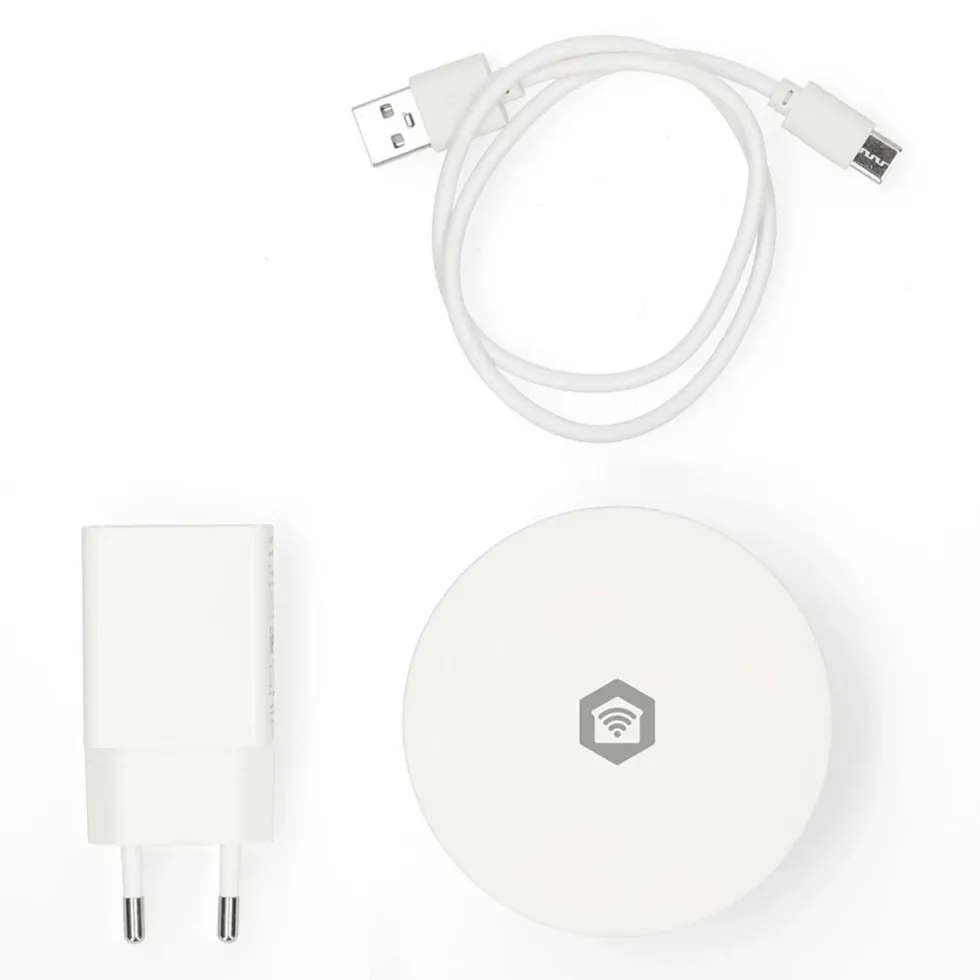 Nedis SmartLife luftkvalitetsmåler med CO₂-sensor og wifi