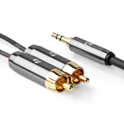 Nedis Stereolydkabel 3,5 mm til 2x RCA 5 m