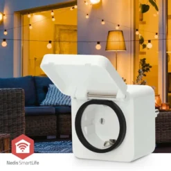 Nedis Zigbee Fjernstrømbryter for utendørsbruk 3680 W