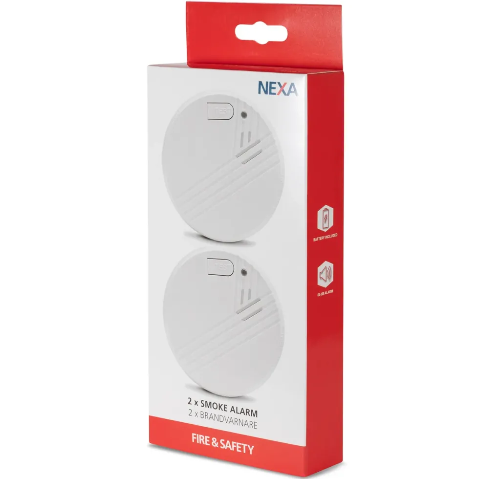 Nexa Optisk røykvarsler, 2-pk.