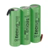 NiMH2 oppladbart 3 x AA-batteri med loddeører