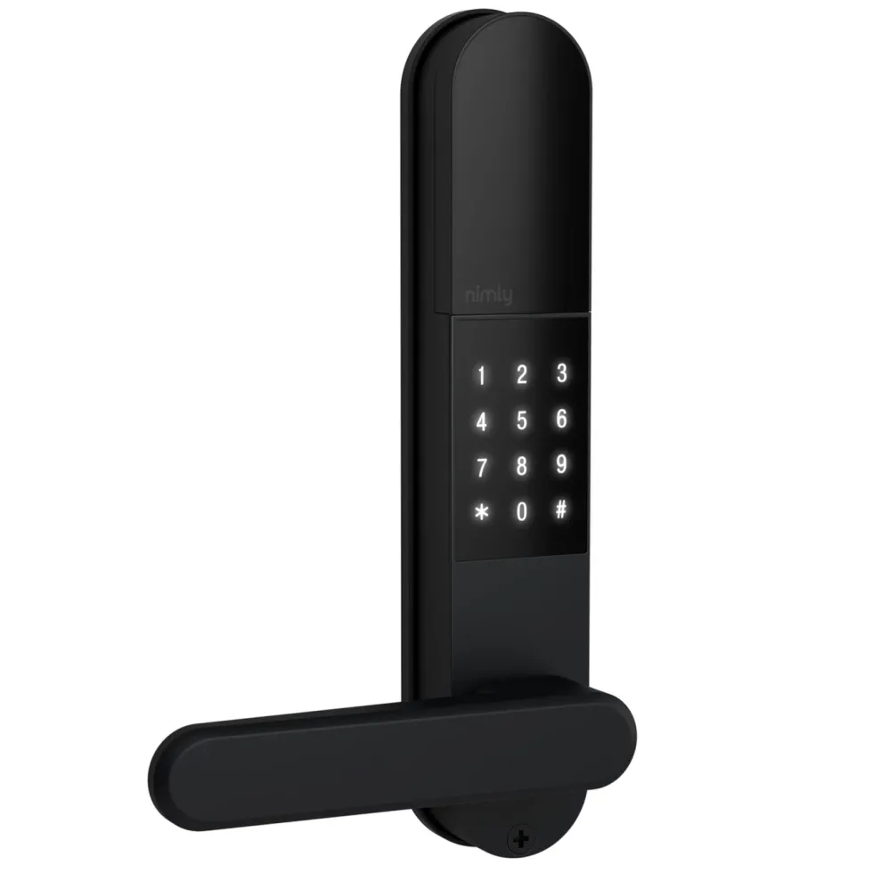 Nimly Touch Pro Elektronisk dørlås med fingeravtrykksleser Ultimate Black
