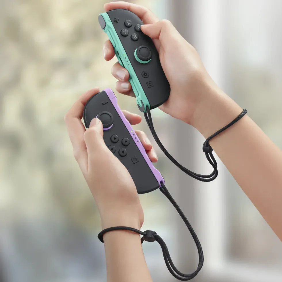 Nintendo Joy Con 2 Pair Lyselilla/lysegrønn