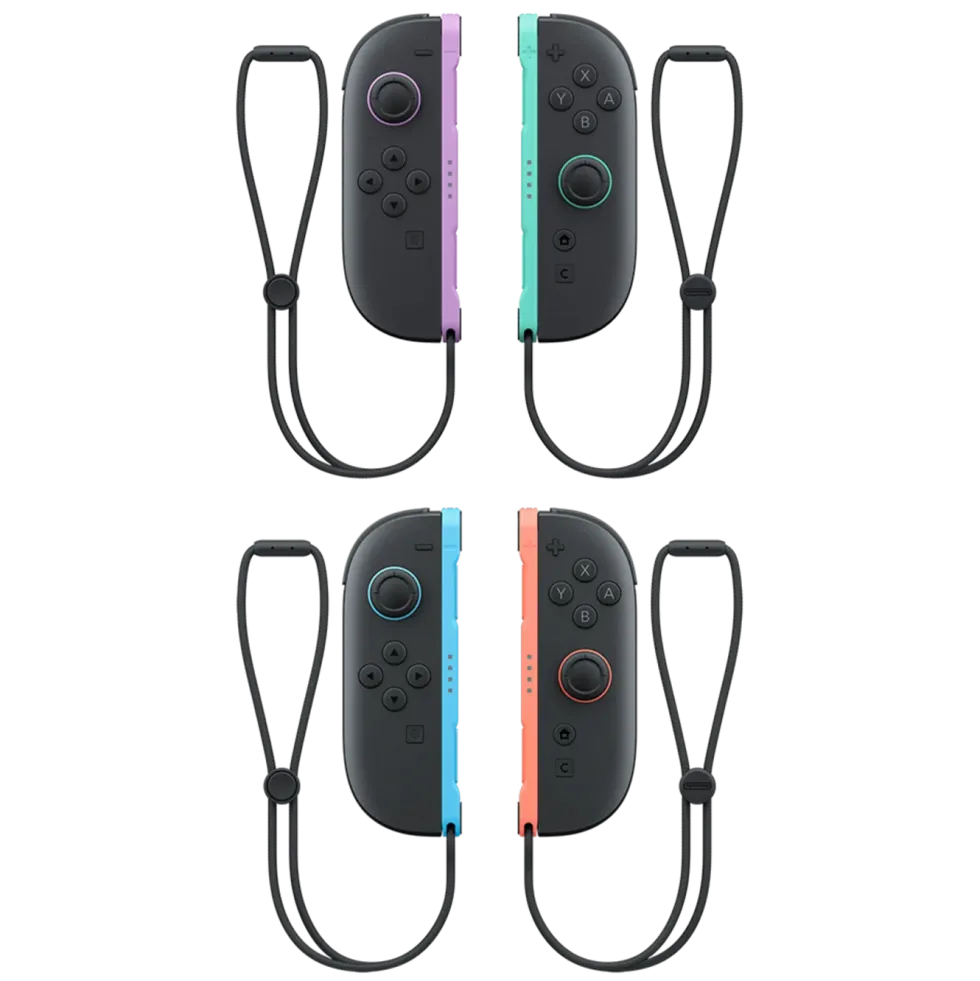 Nintendo Joy Con 2 Pair Lyselilla/lysegrønn