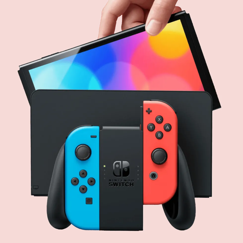 Nintendo Switch (OLED) Spillkonsol 7" Rød/Blå