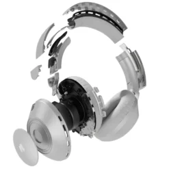 Nomadelic Wireless ANC Headphones Solo 201 Sølv