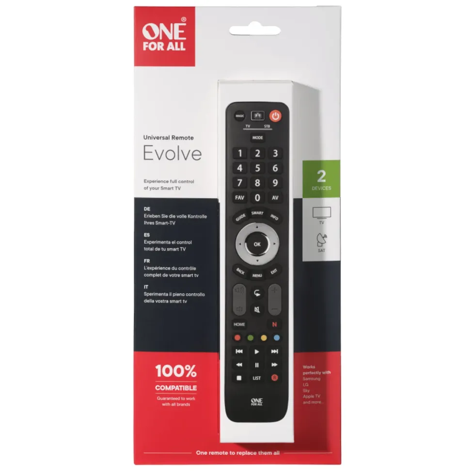 One For All Essence 2 TV-fjernkontroll