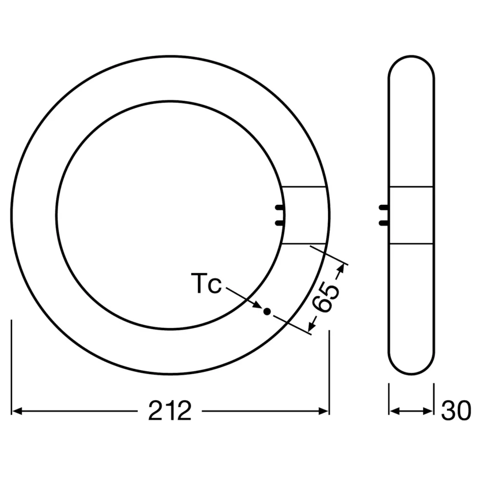 Osram LED-sirkulært lysrør (G10Q) 1320 lm