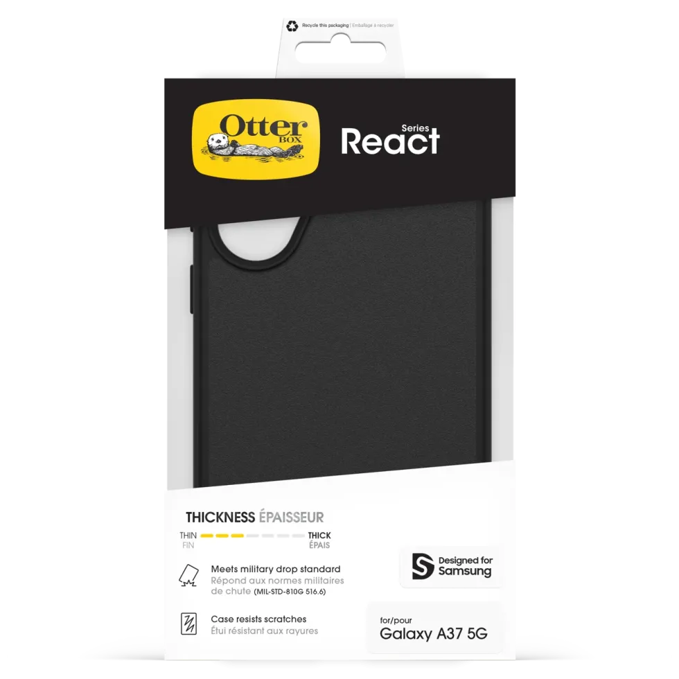 Otterbox React Etui for Galaxy A37 5G Black