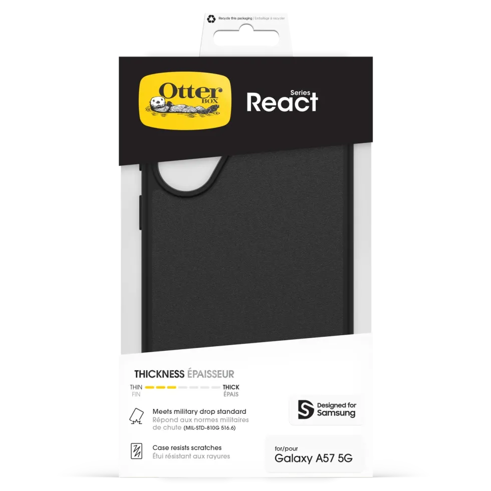 Otterbox React Etui for Galaxy A57 5G Black