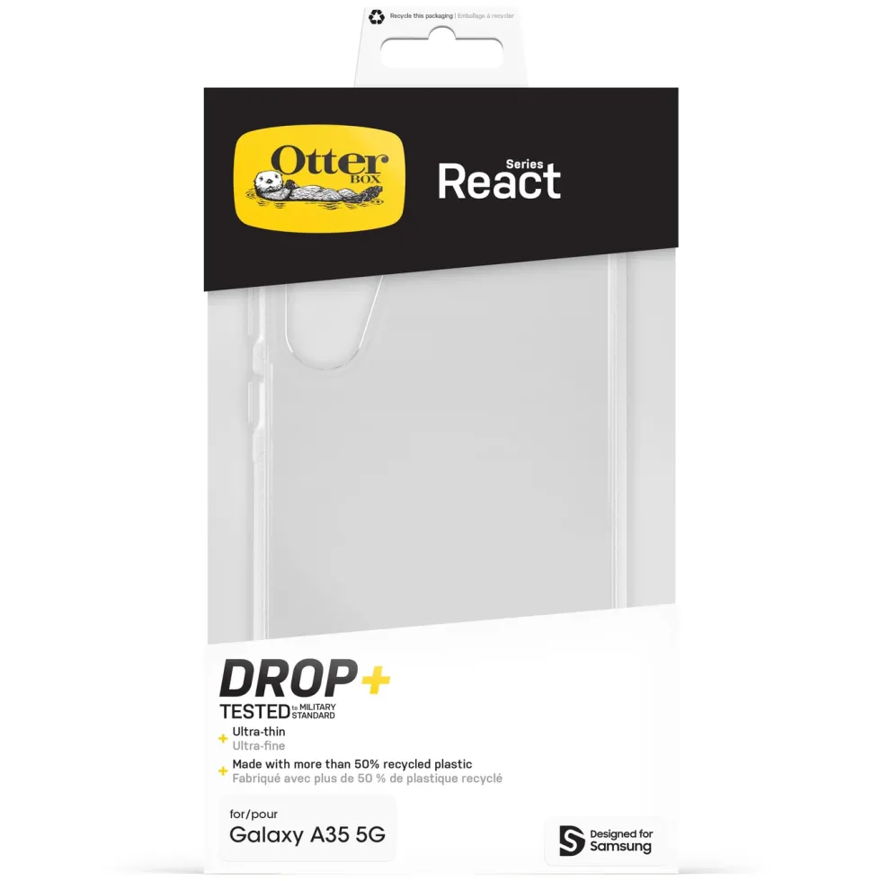Otterbox React Etui for Galaxy A35 5G - Transparent
