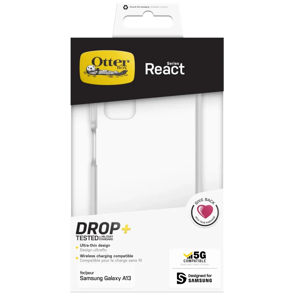 Otterbox React Etui for Galaxy A13 - Transparent