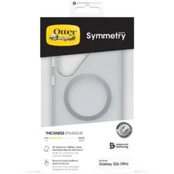 Otterbox Symmetry Clear Magnets-deksel til Galaxy S26 Ultra Transparent