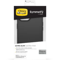 Otterbox Symmetry Magsafe for iPhone 13, 14, 15, 16e og 17e Svart