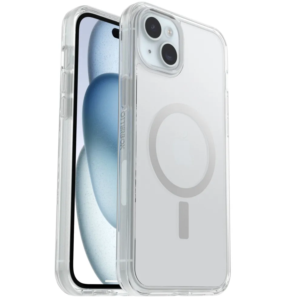 Otterbox Symmetry Magsafe for iPhone 14 Plus og 15 Plus Gjennomsiktig