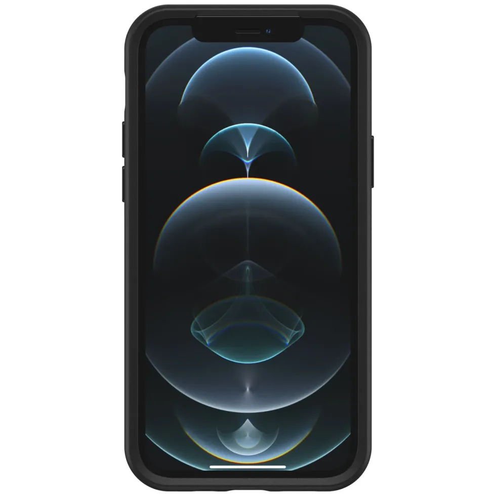 Otterbox Symmetry Robust deksel for iPhone 12 og 12 Pro Svart