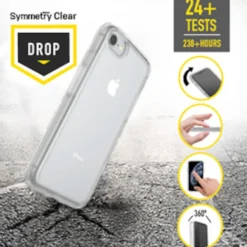 Otterbox Symmetry Robust deksel for iPhone 6, 6s, 7, 8, SE Gjennomsiktig