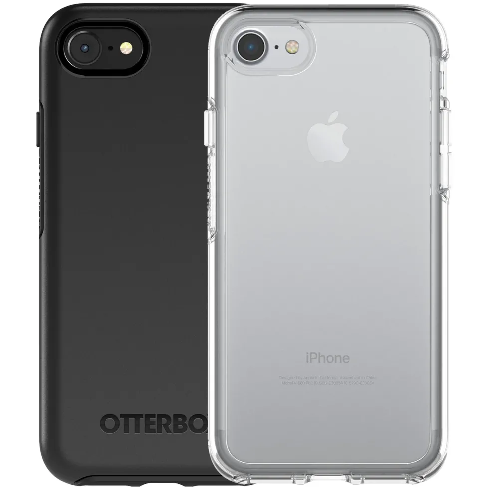 Otterbox Symmetry Robust deksel for iPhone 6, 6s, 7, 8, SE Gjennomsiktig