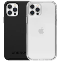 Otterbox Symmetry Robust deksel for iPhone 12 og 12 Pro Gjenomsiktlig