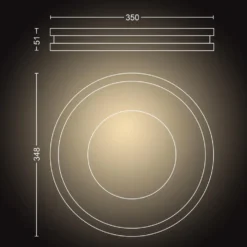 Philips Hue Ambiance Being Takplafond med dimmer