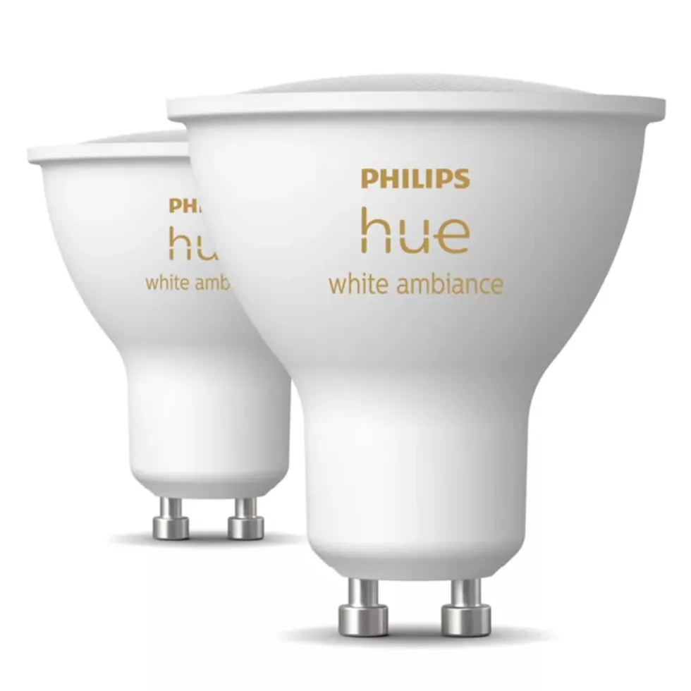 Philips Hue Ambience Smart LED-lampe GU10 400 lm 2-pk