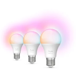 Philips Hue Essential Smart LED-pære E27 806 lm 3-pk.