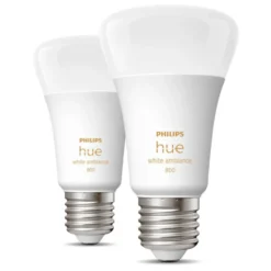 Philips Hue Filament A60 E27 Smart LED-pære 550 lm 2-pk.